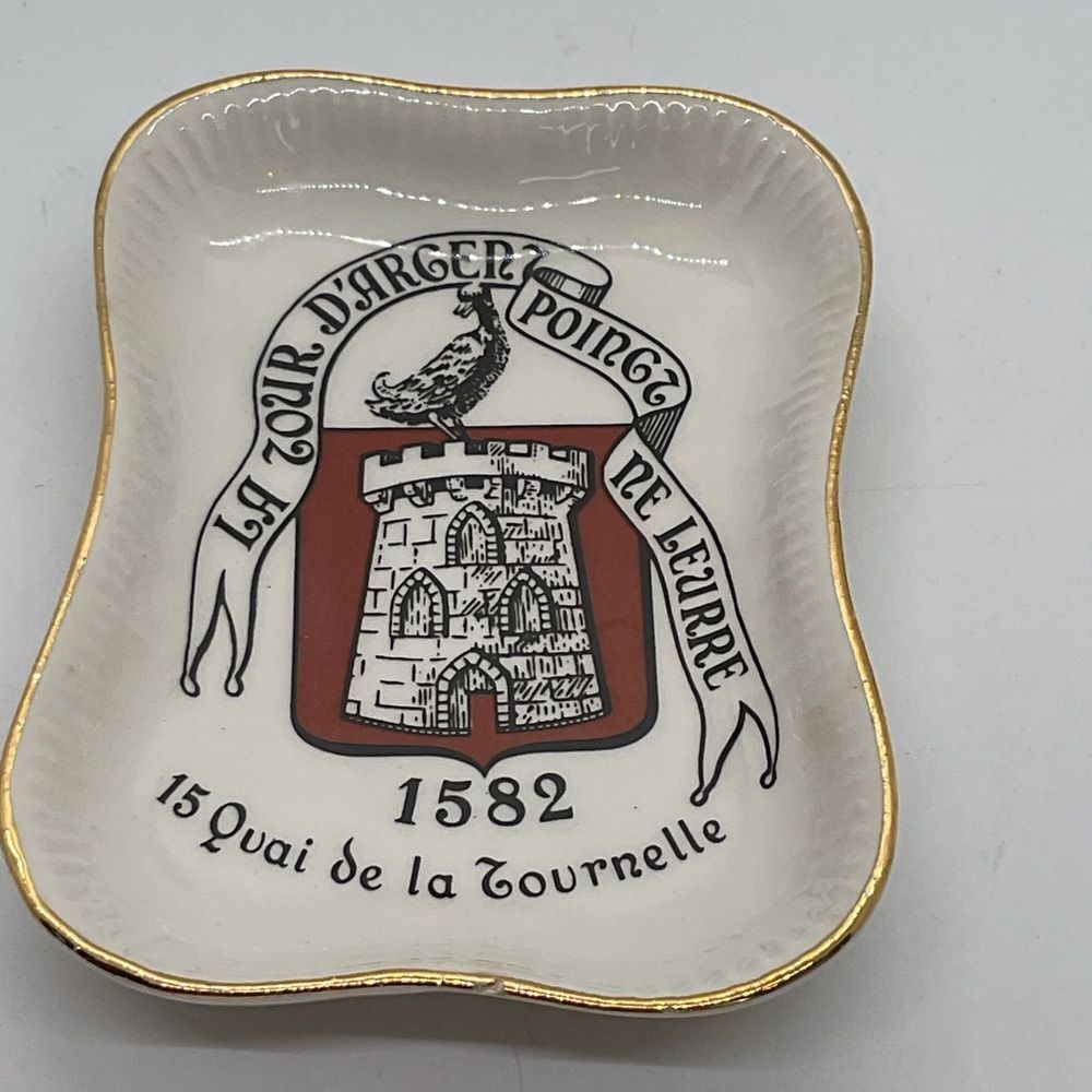 Vintage Longchamp France Trinket Dish/Ashtray - CHIP see photos